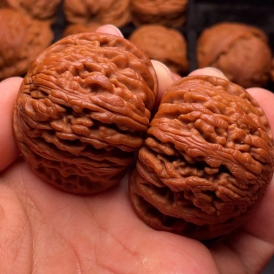 文玩核桃把件秦岭山脉核桃