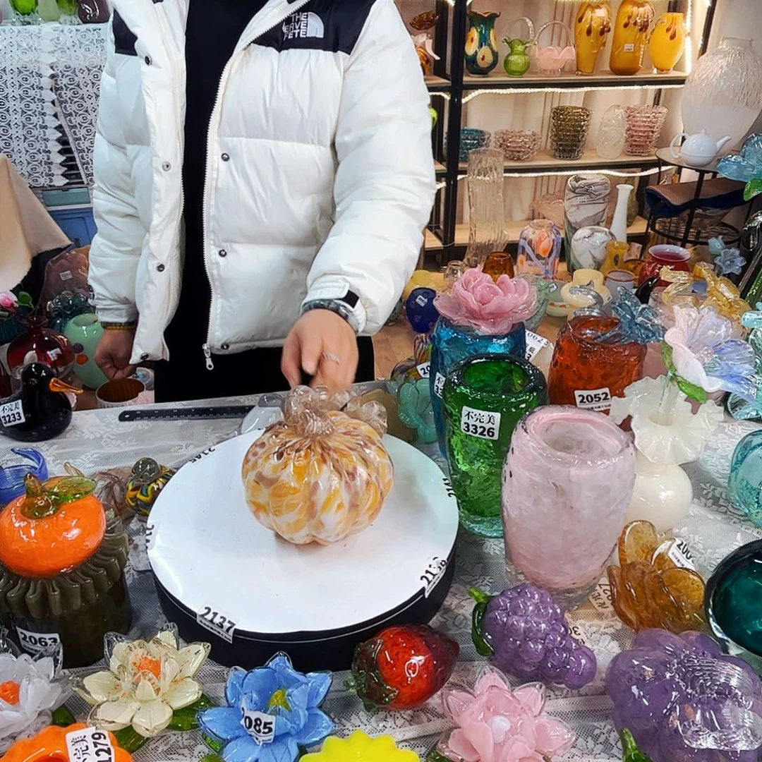 南瓜家悦美居琉璃摆件不完美