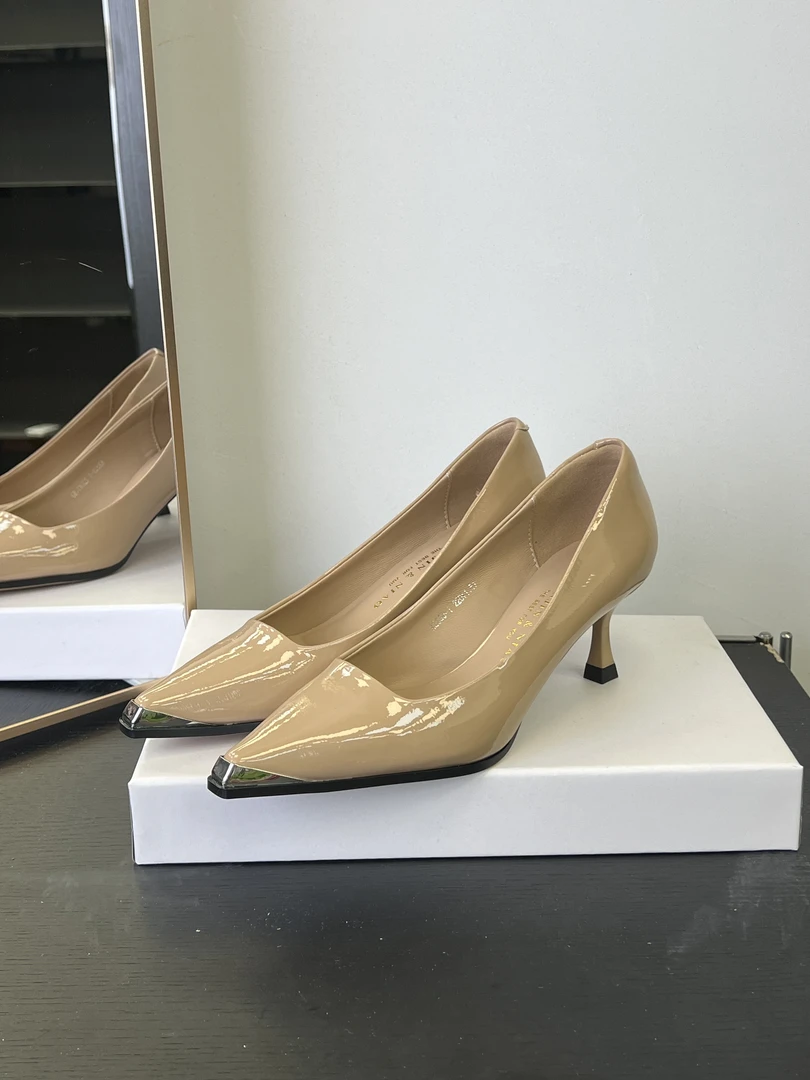 （6厘米）2339-1驼色细跟高跟鞋