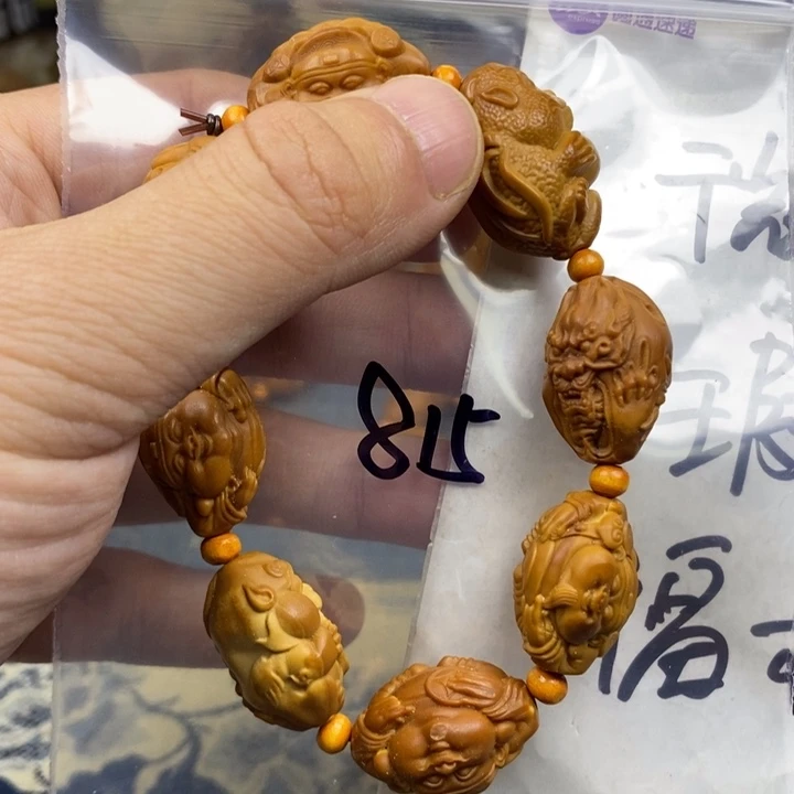 橄榄核手串/手链橄榄核雕工艺手串