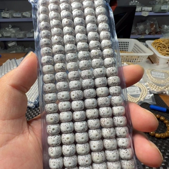 吊坠星月菩提桶珠10×8左右108颗0544号