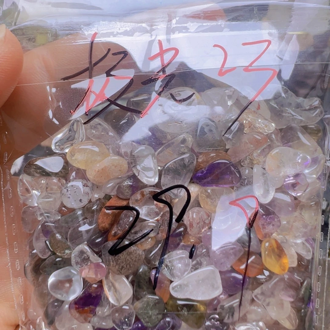 水晶珠宝半成品未镶嵌极光23一包100克