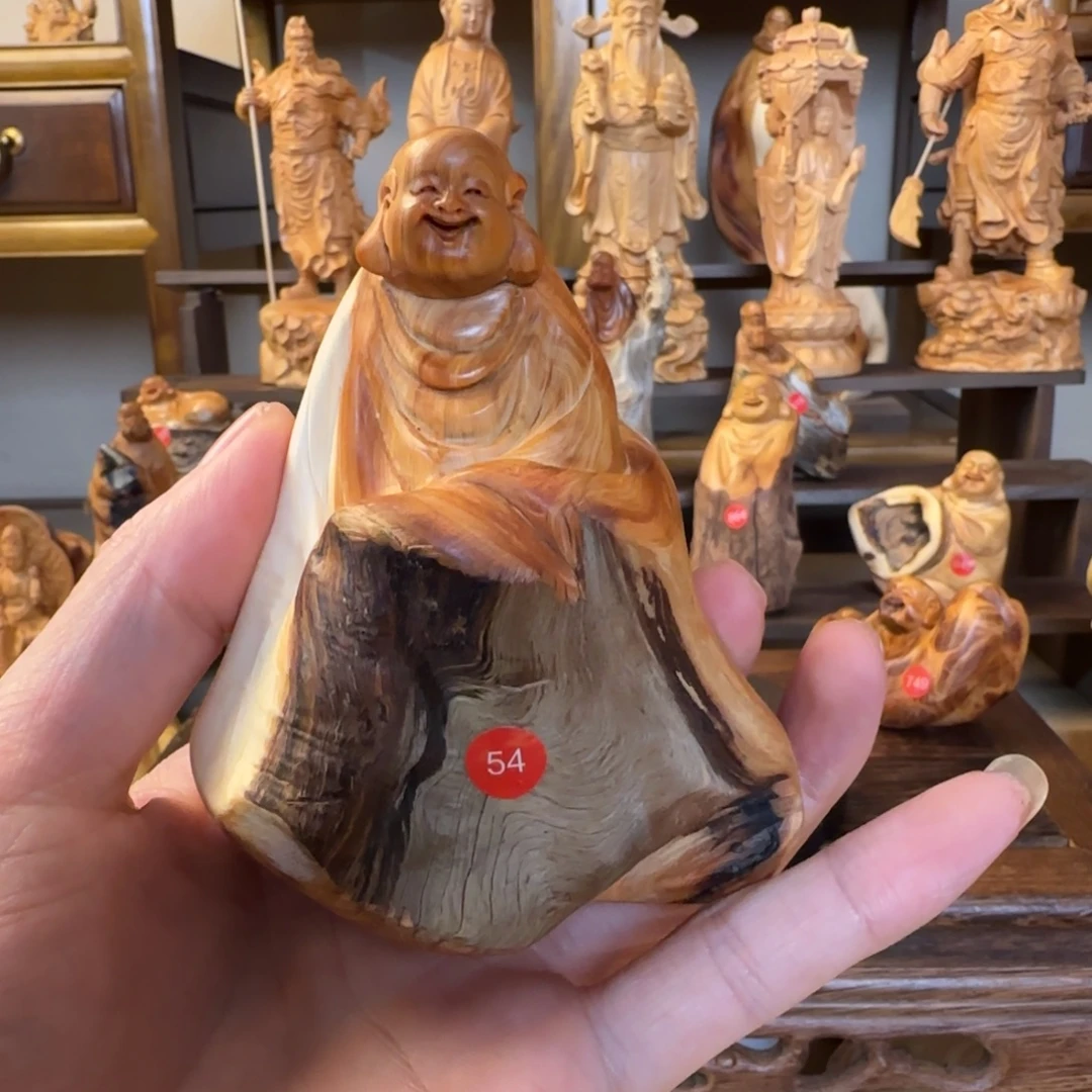 崖柏小木匠艺雕一物一拍