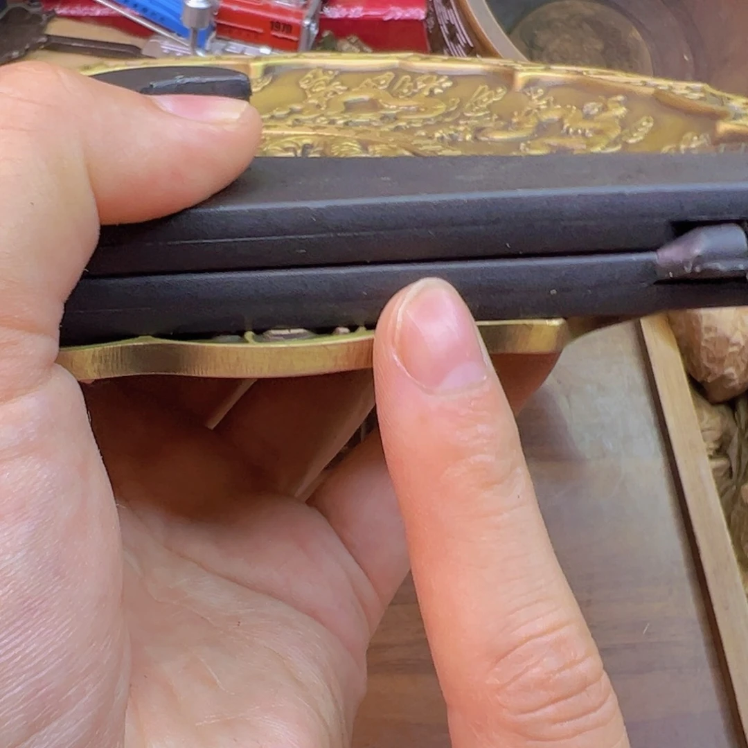 定制紫金风磨铜九龙盘