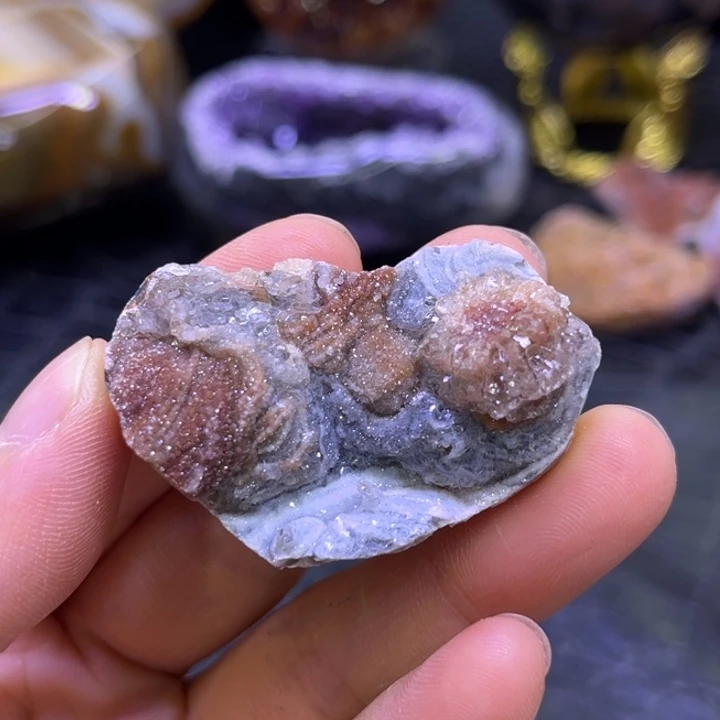 永***弃水晶珠宝半成品未镶嵌大漏爱心
