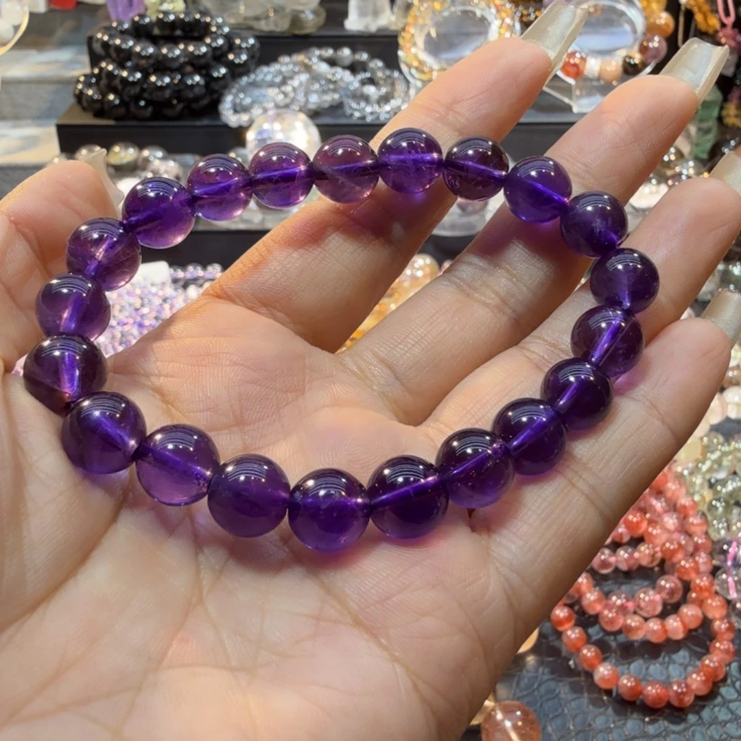 手链未镶嵌水晶紫水晶