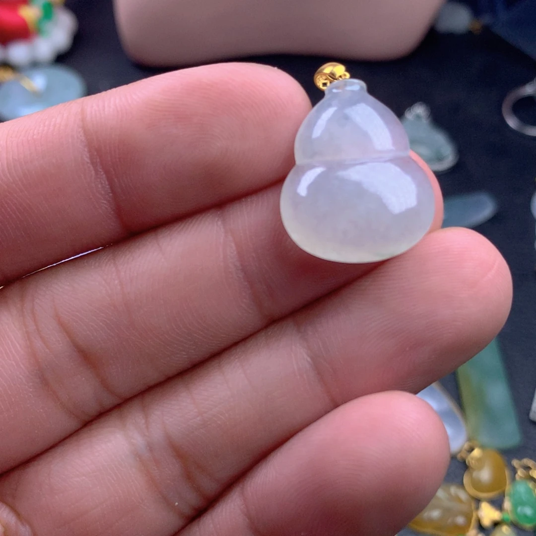 【闪购商品】颈饰18K金镶嵌翡翠翡翠
