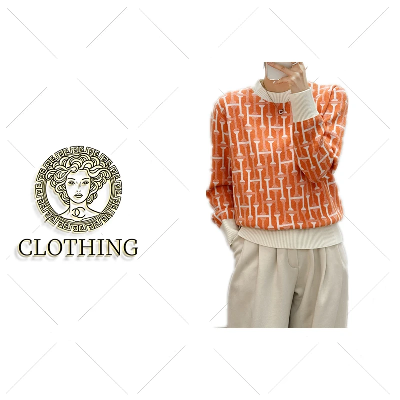 【CLOTHING/原创设计】爱馬橘秋冬新款针织宽松百搭羊毛衫x11291