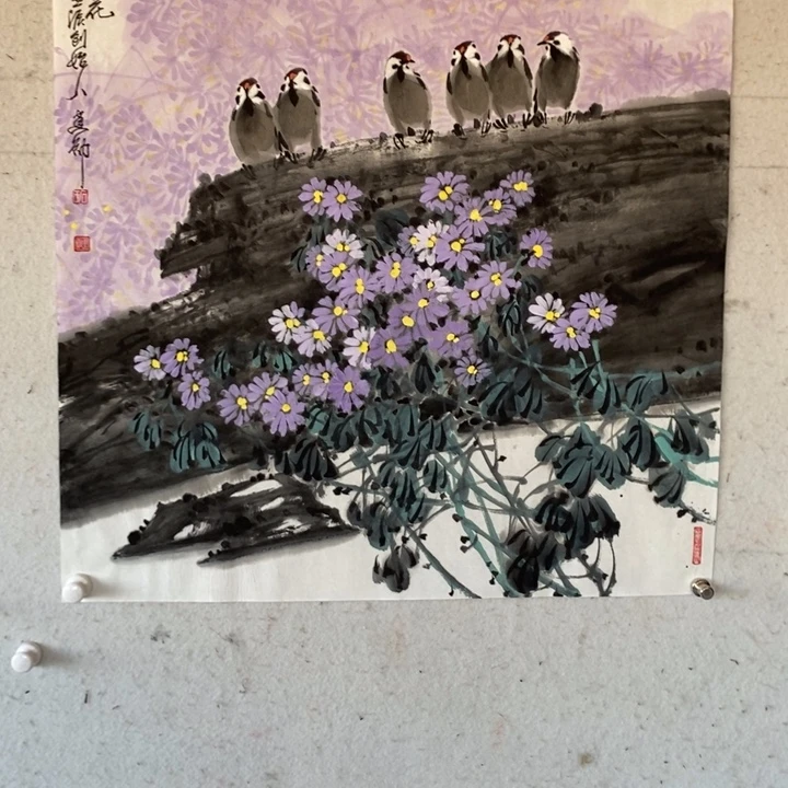 国画亲笔手绘原创