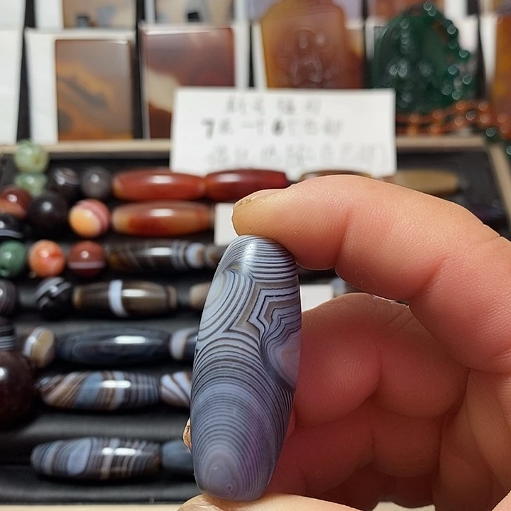 玛瑙/玉髓合金颈饰