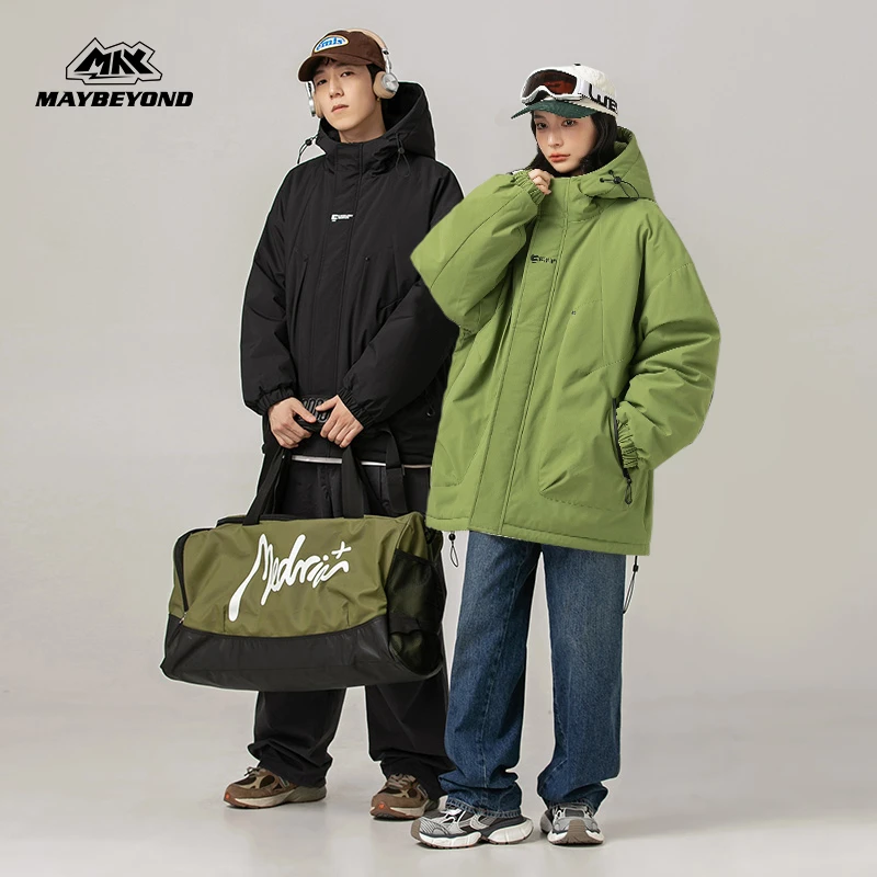 MAYBEYOND 25AW新款百搭潮流春秋款男女同款保暖棉服