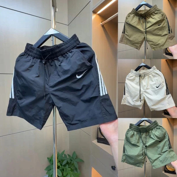 夏季刺绣打孔休闲百搭四分运动侧三条空调裤804