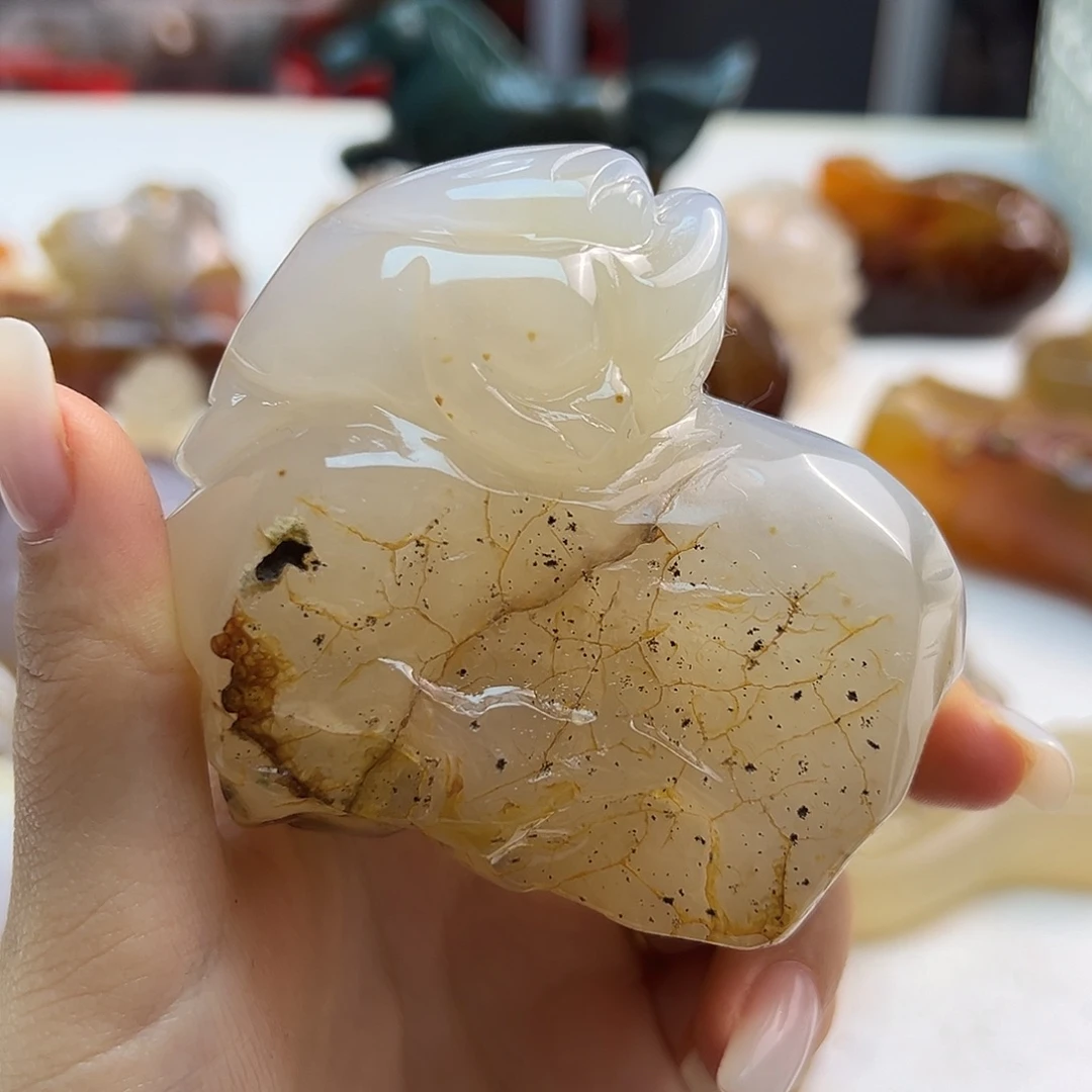 玛瑙/玉髓未镶嵌颈饰