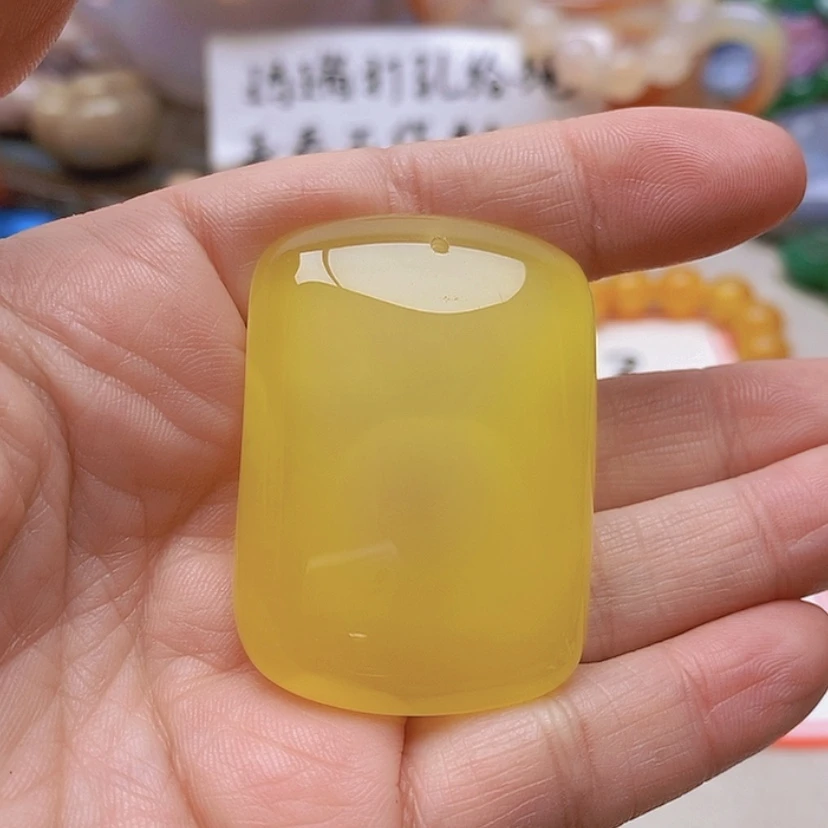 【闪购商品】未镶嵌玛瑙/玉髓珠宝半成品蓝**姬