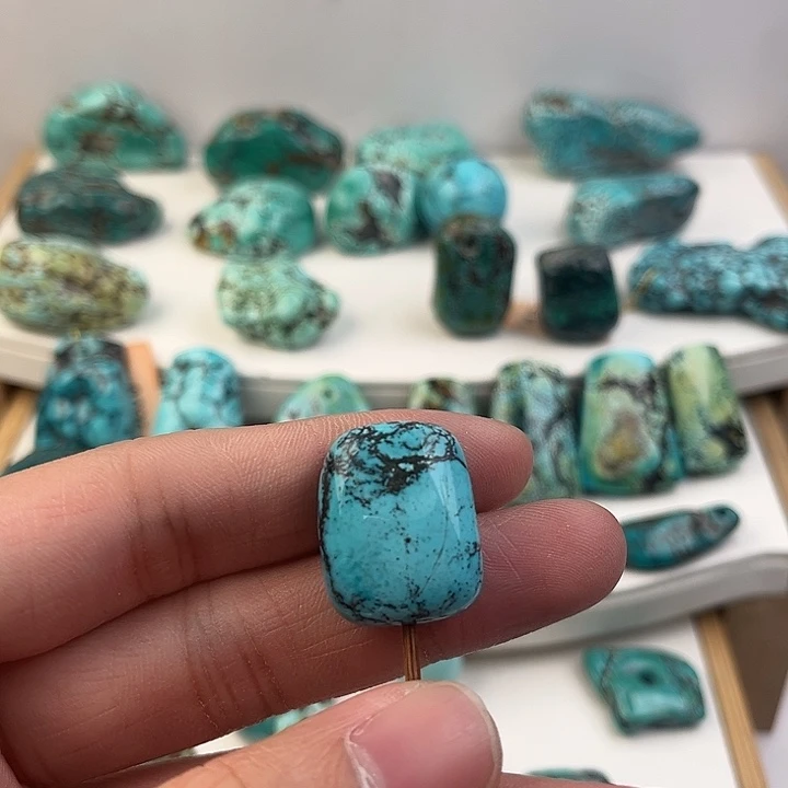 绿松石未镶嵌珠宝半成品