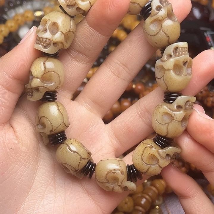 鹿骨手串/手链.****去鹿角手串