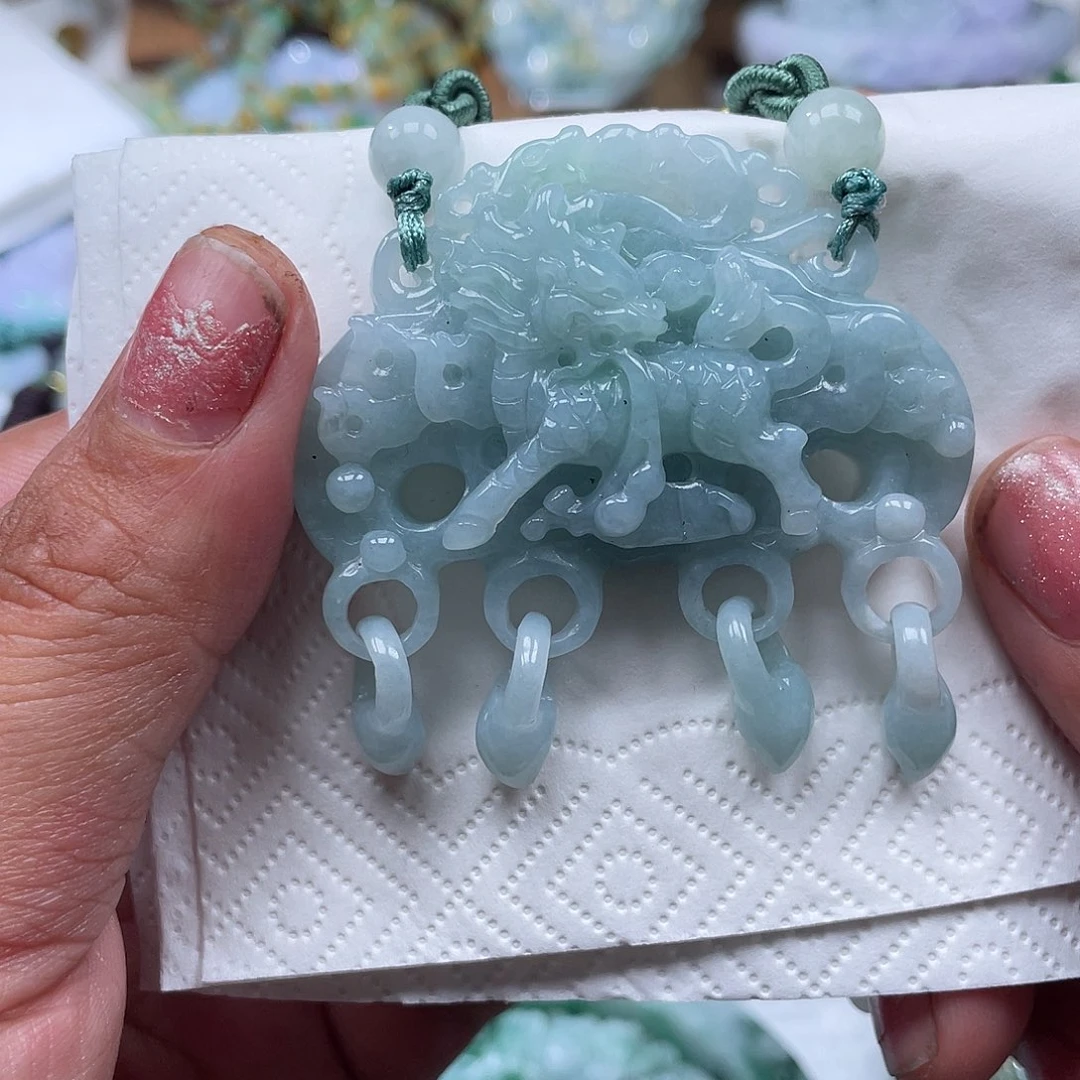 颈饰未镶嵌翡翠翡玉缘翡翠