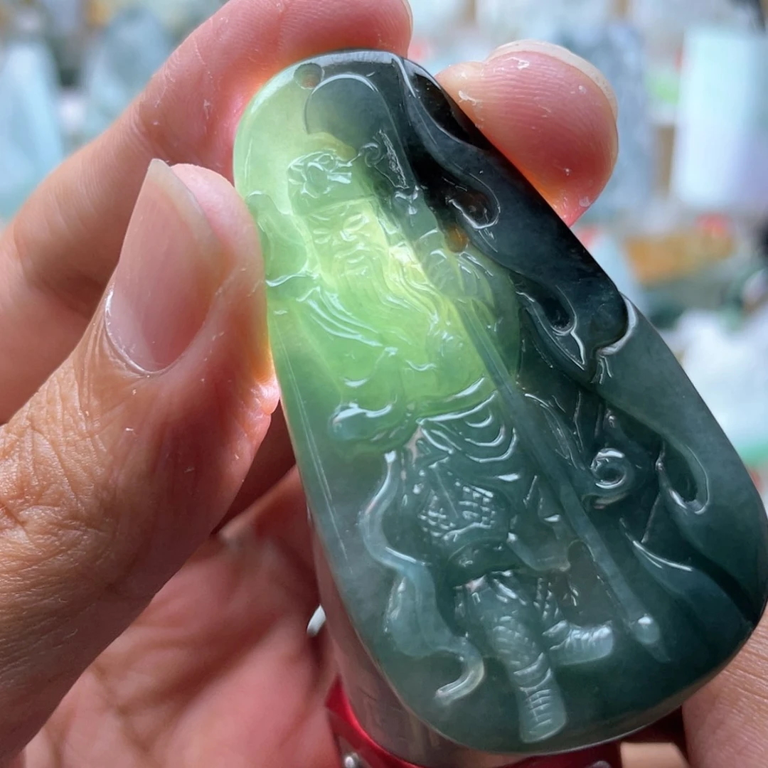 【闪购商品】颈饰未镶嵌翡翠关公