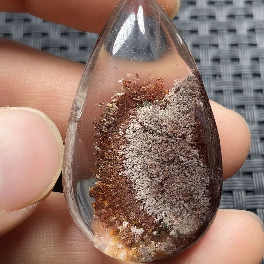 水晶颈饰未镶嵌A****r天然水晶项链吊坠