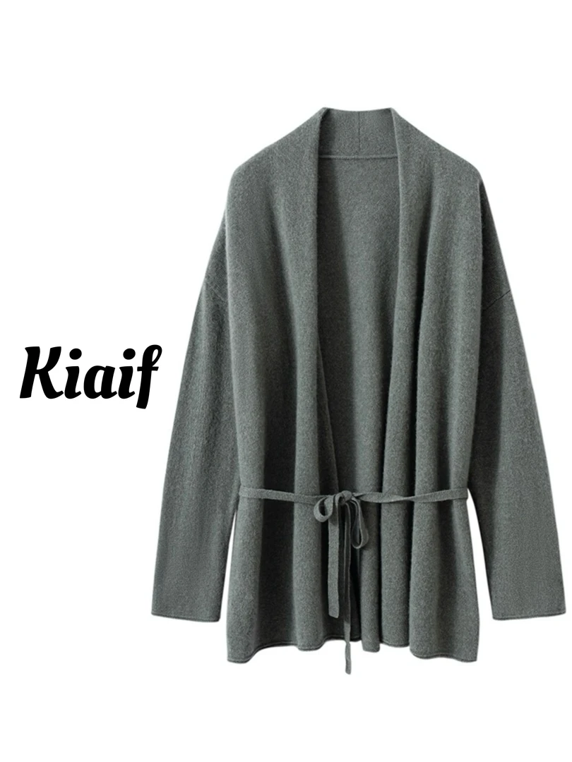 2025新款开衫莫奈花园系列100山羊绒衫