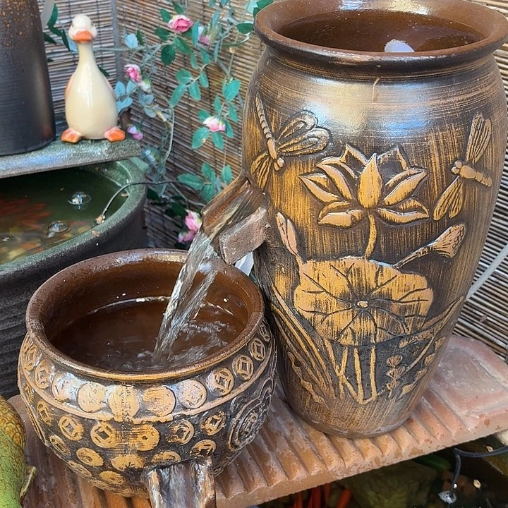 粗陶口径19/39，20/16进水口2.5厘米