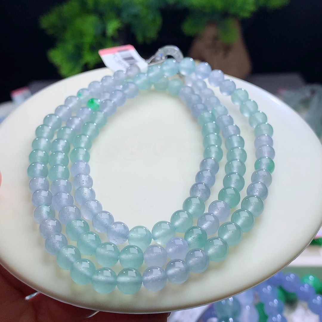 项链未镶嵌翡翠卡6mm