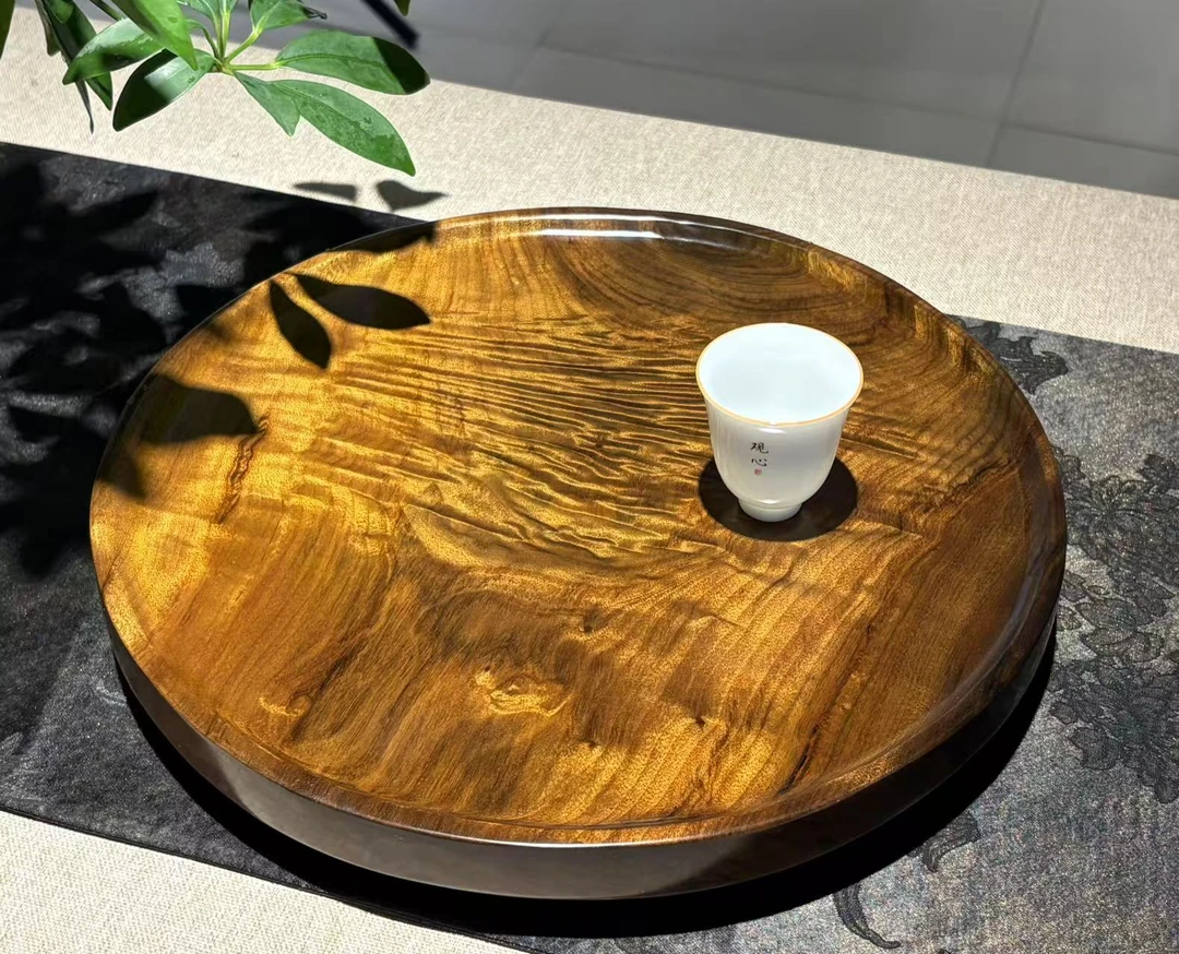 金丝楠阴沉木茶盘