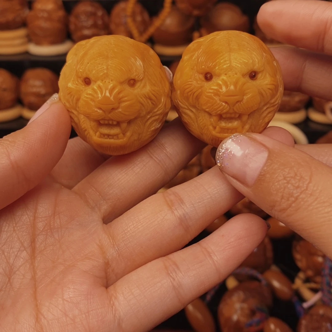 橄榄核手串/手链虎头一对00088