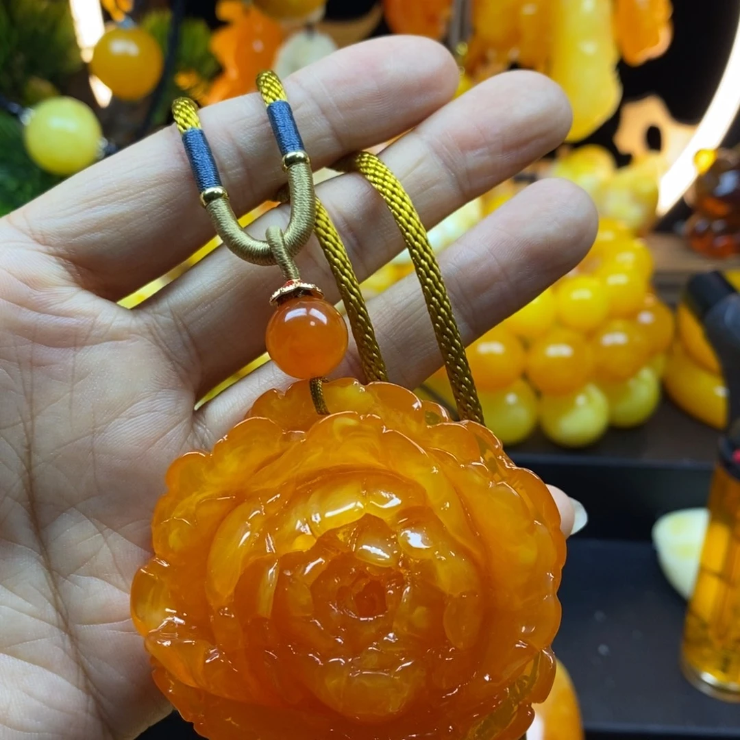 煮***农无非金属全品无暇蜜糖红精品牡丹花