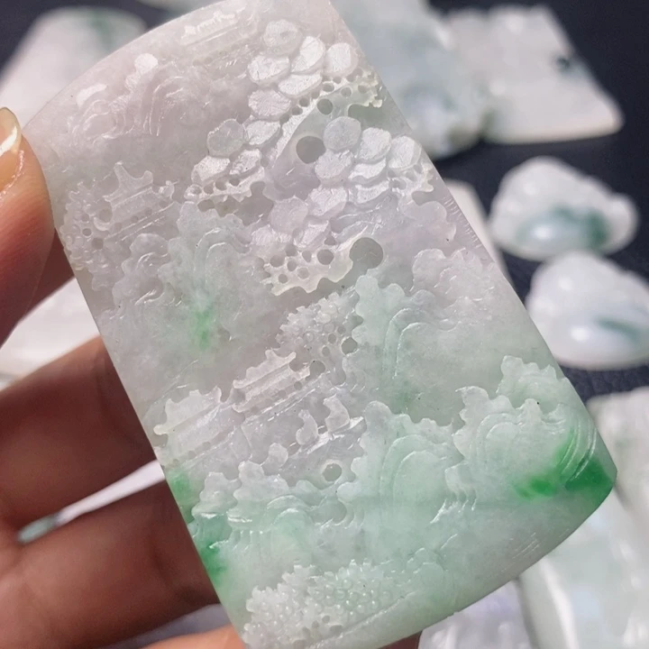 定制翡翠未镶嵌天然翡翠A货