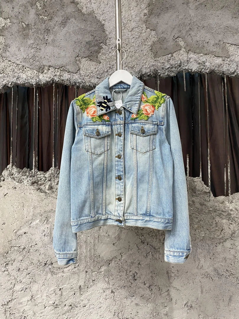 95新 GUCCI/古驰 牛仔夹克外套/38码/95新