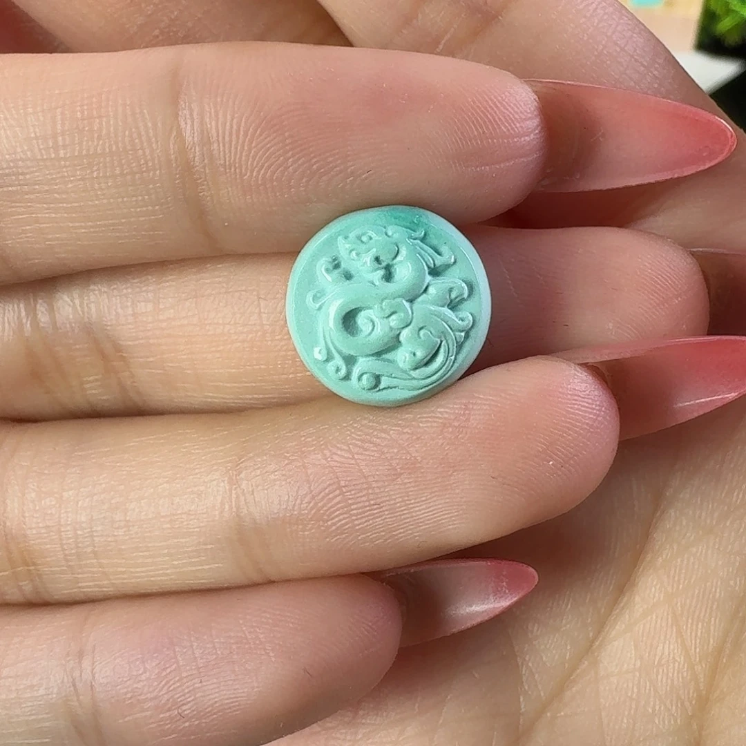 绿松石未镶嵌吊坠(不含链)