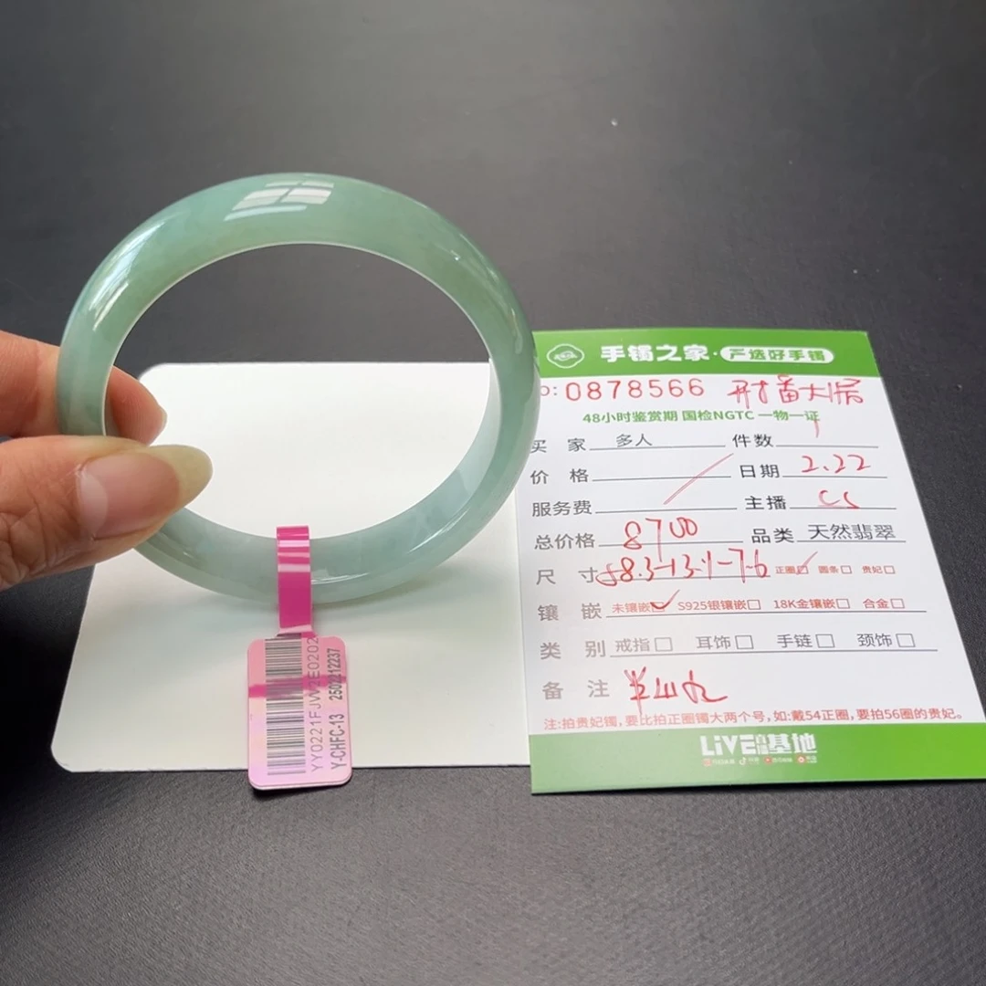 翡翠手镯未镶嵌多人