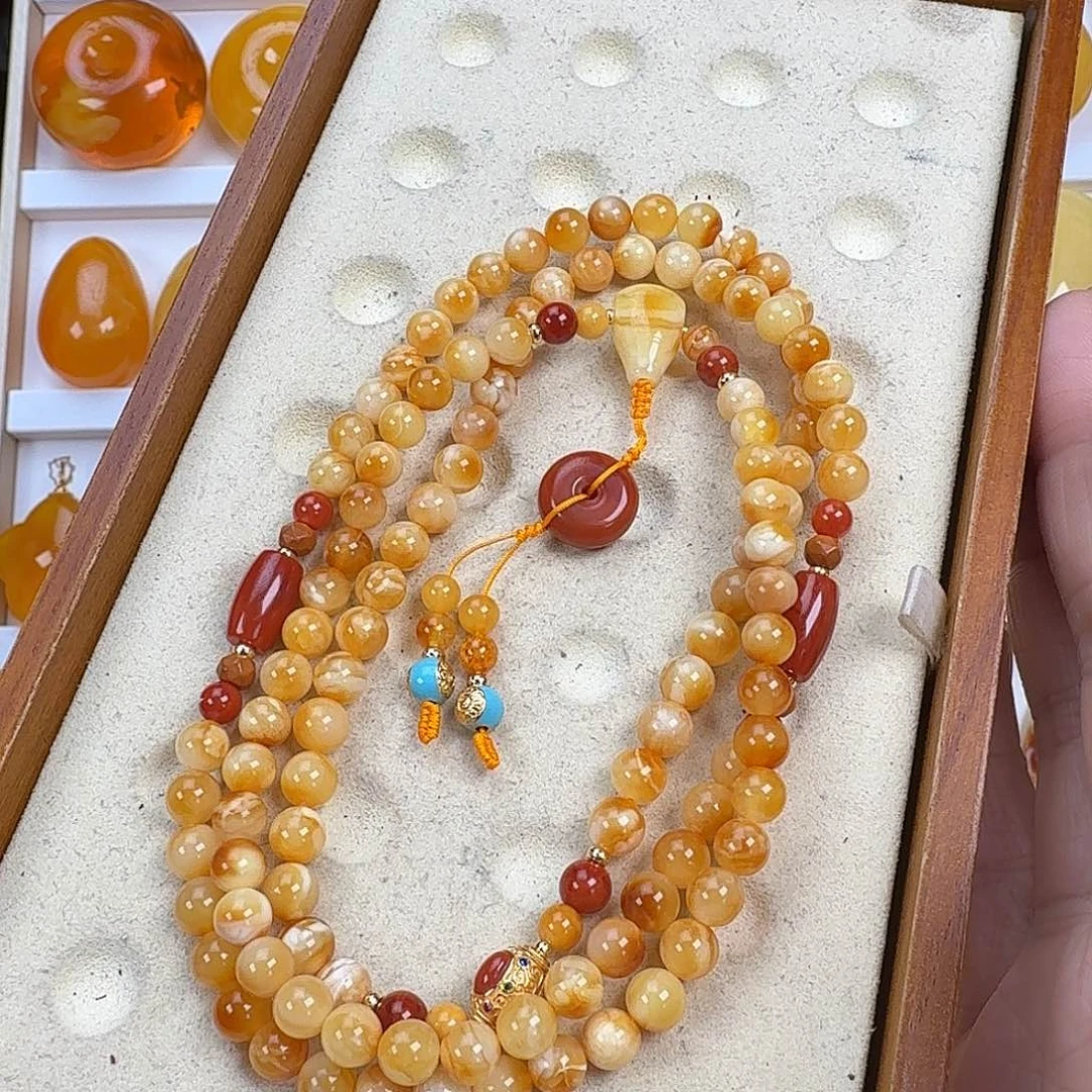 蜜蜡未镶嵌手链蜜蜡