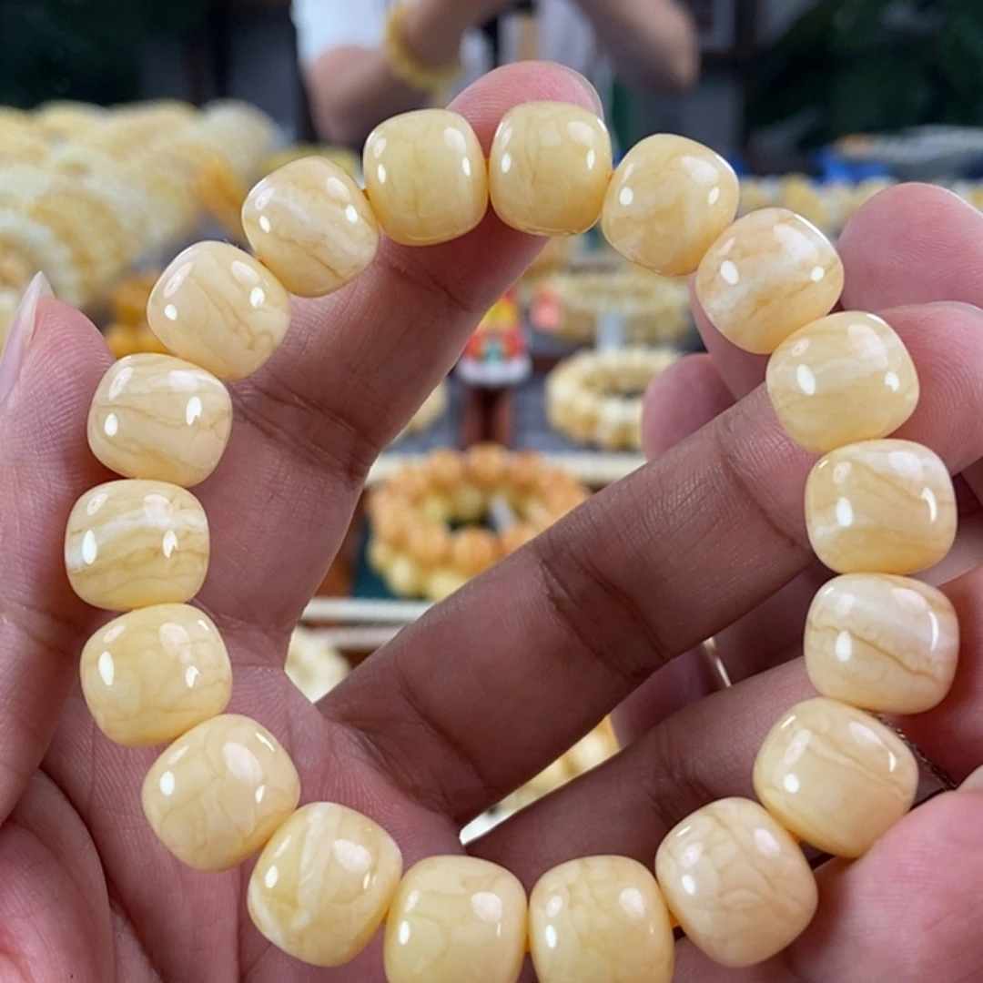 琥珀未镶嵌珠宝奇石12虎皮纹同料21.7