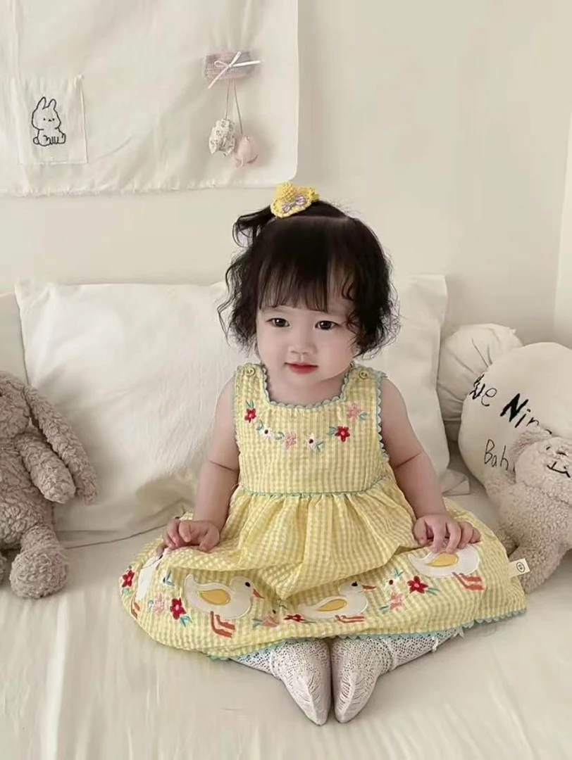 宝宝裙子夏装女童连衣裙女宝夏季婴儿衣服洋气吊带裙小女孩公主裙