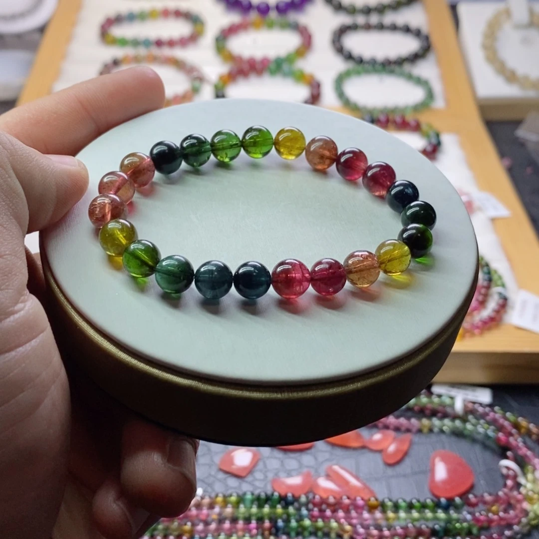 碧玺碧玺手链未镶嵌