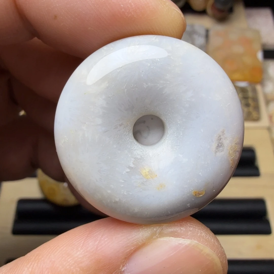 硅化玉未镶嵌纯天然色有机玉石保真色