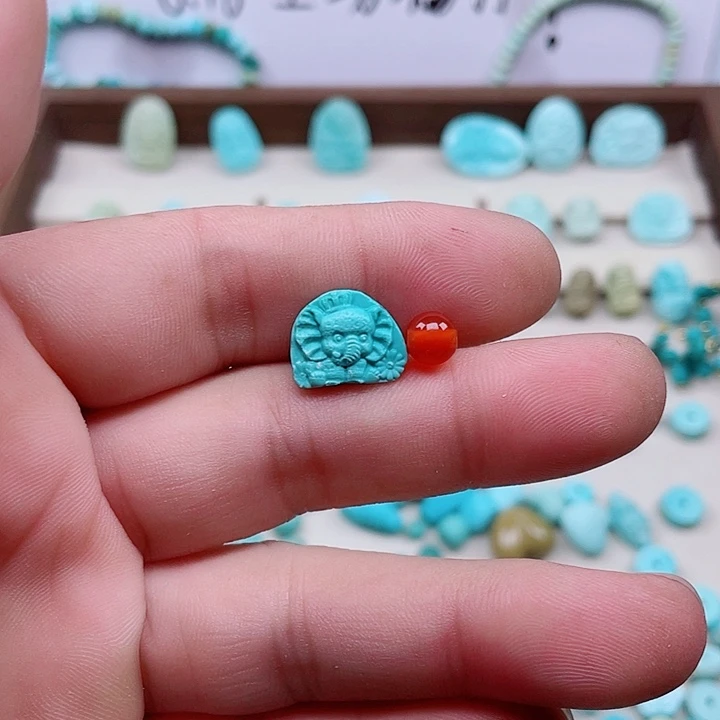 南红玛瑙未镶嵌颈饰137