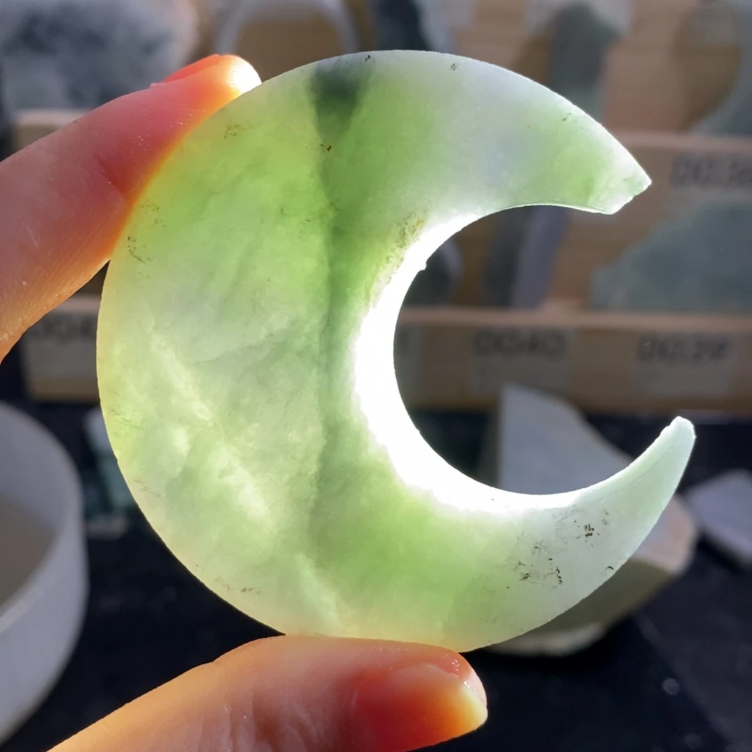 颈饰未镶嵌翡翠天然翡翠