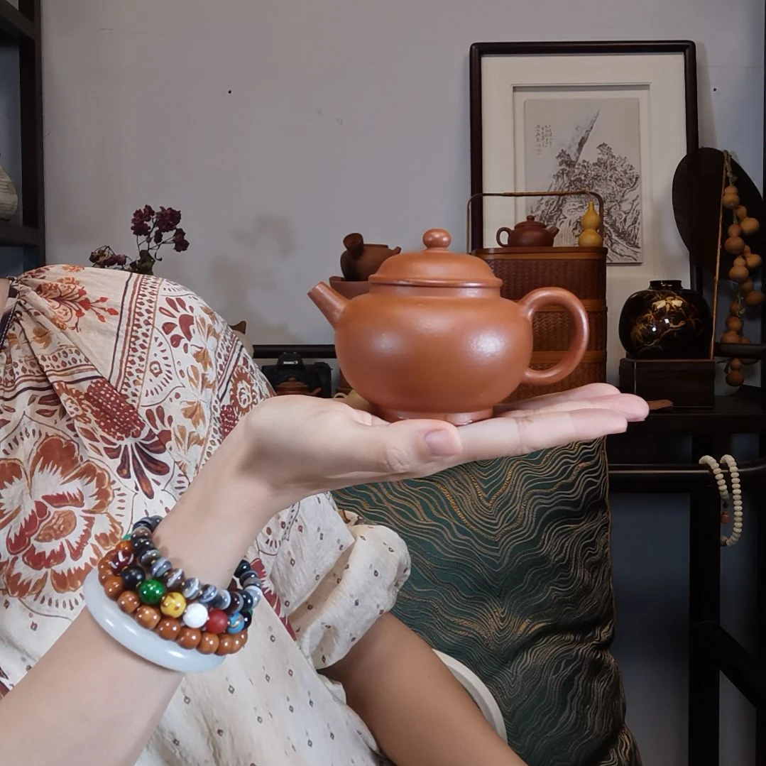 浮***芒茶壶紫砂微瑕不退不换