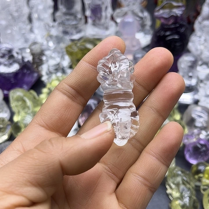 水晶摆件未镶嵌吊坠