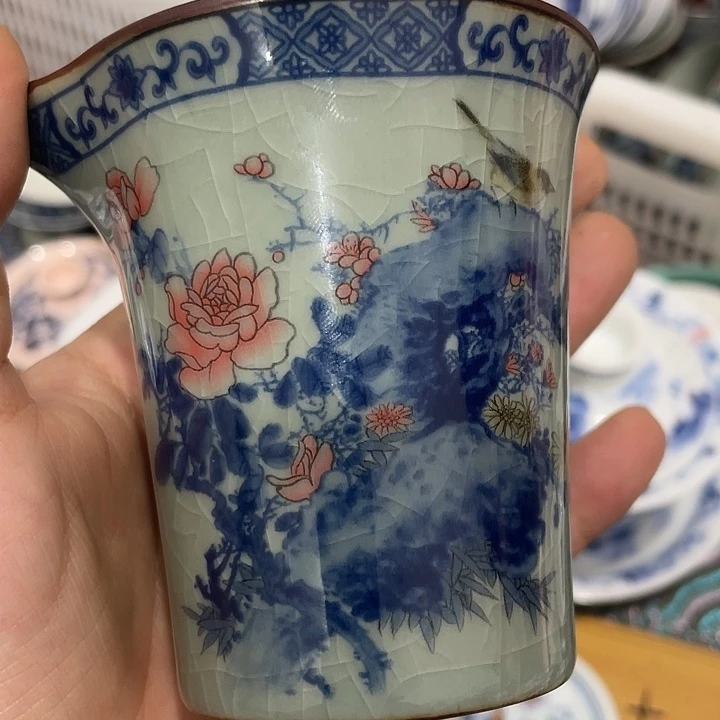 陶摆件景德镇陶瓷主人杯1233