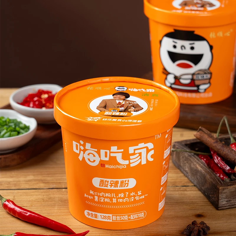 【仁汇优品S】嗨吃家标准版酸辣粉128g*6桶