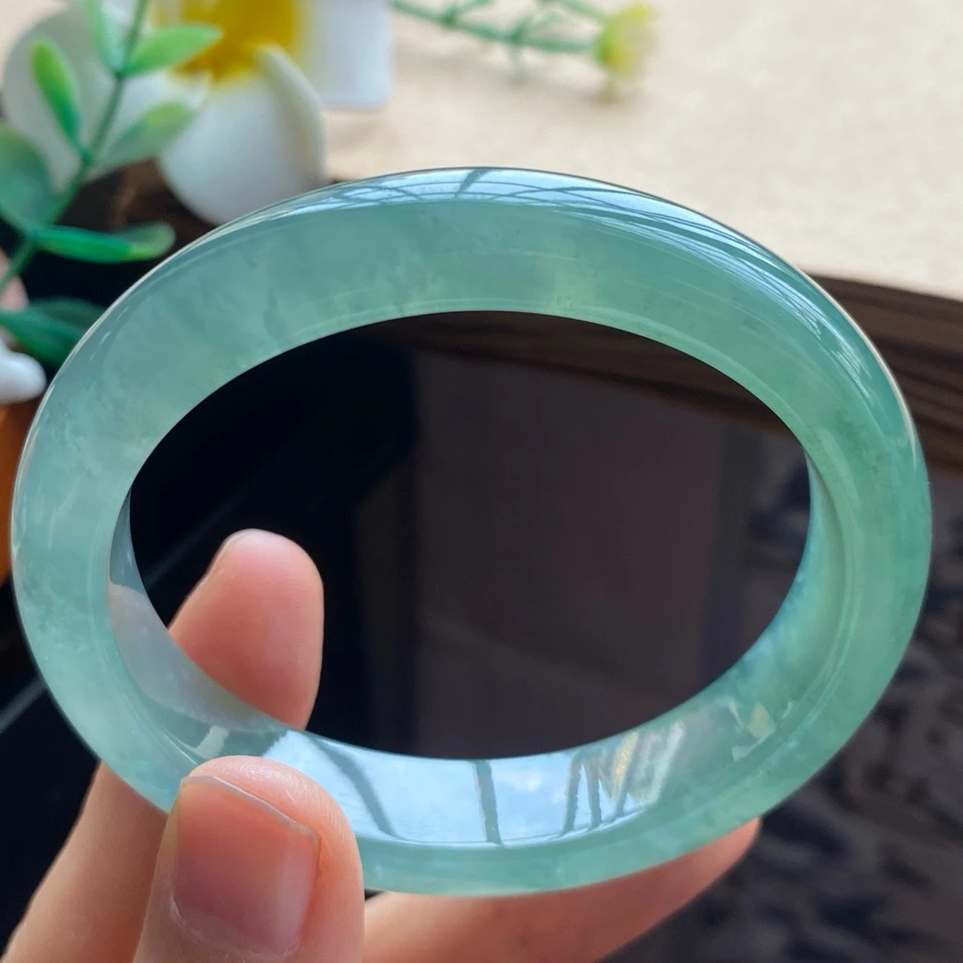 天然翡翠11.23批10983号53.3-45.5-12.8-8 贵妃适合天然翡翠手镯