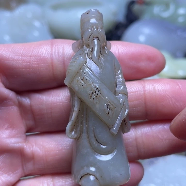 和田玉吊坠(不含链)未镶嵌