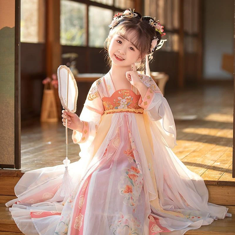 儿童汉服小兔萝莉版库存默认瑕疵不退换