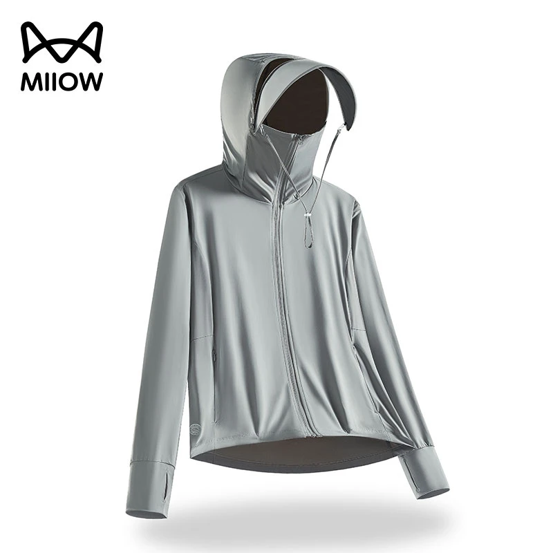 MIIOW CLASSIC/猫人经典夏季冰丝原纱防晒衣轻薄透气防紫外线情侣
