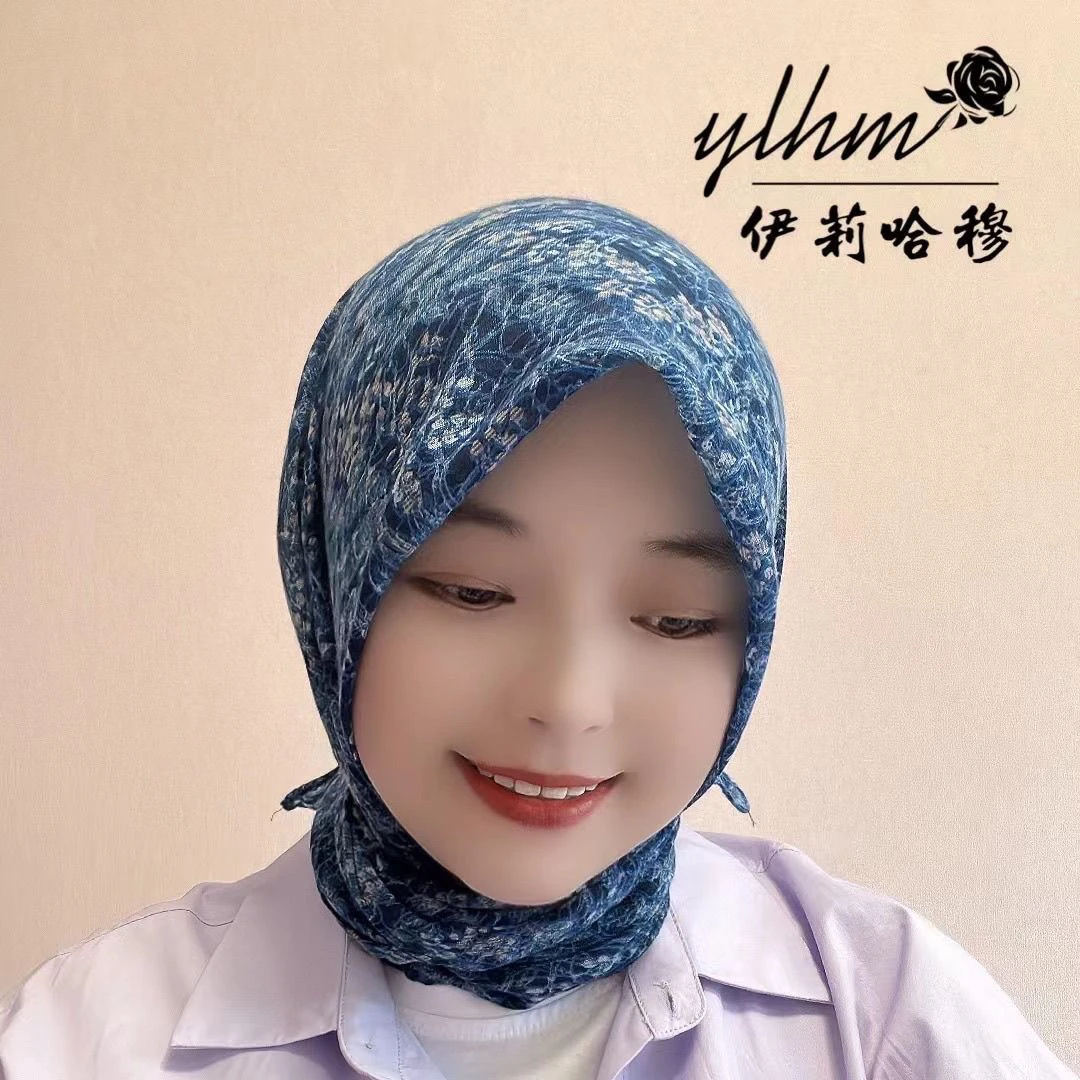 新款棉麻 90 乘 90 方巾回族爆款