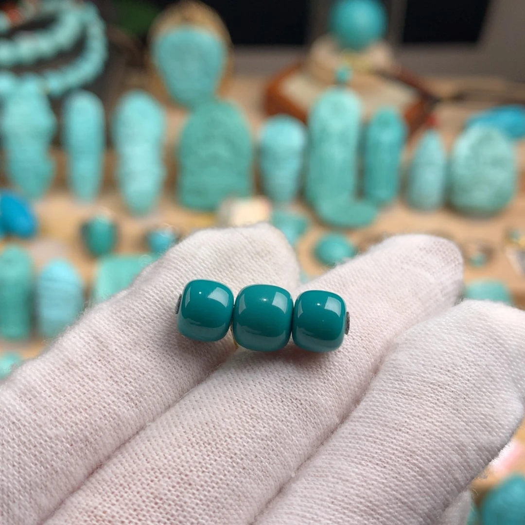 绿松石未镶嵌三件套老型卡8